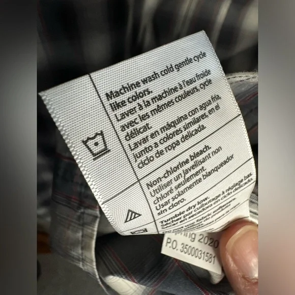 Carhartt NWT Men’s Force Relaxed Fit Short Sleeve Button Front Plaid Shirt - Picture 14 of 14